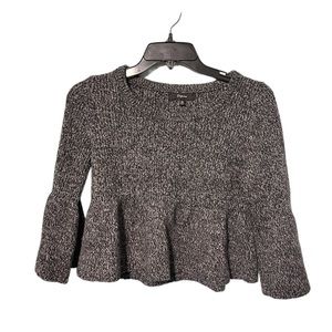 mini cropped knit sweater